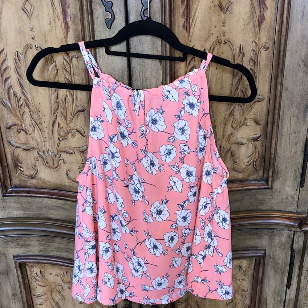 Abercrombie & Fitch Peach Floral Tank